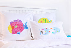 Happy Fish - Personalized Kids Pillowcase Collection-Di Lewis