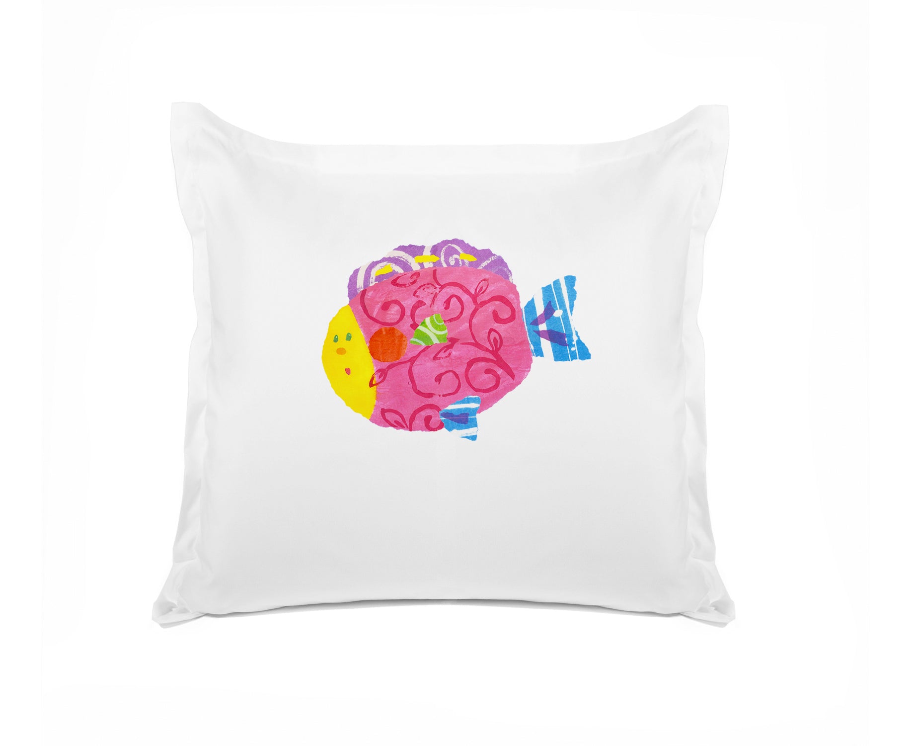 Happy Fish - Personalized Kids Pillowcase Collection-Di Lewis