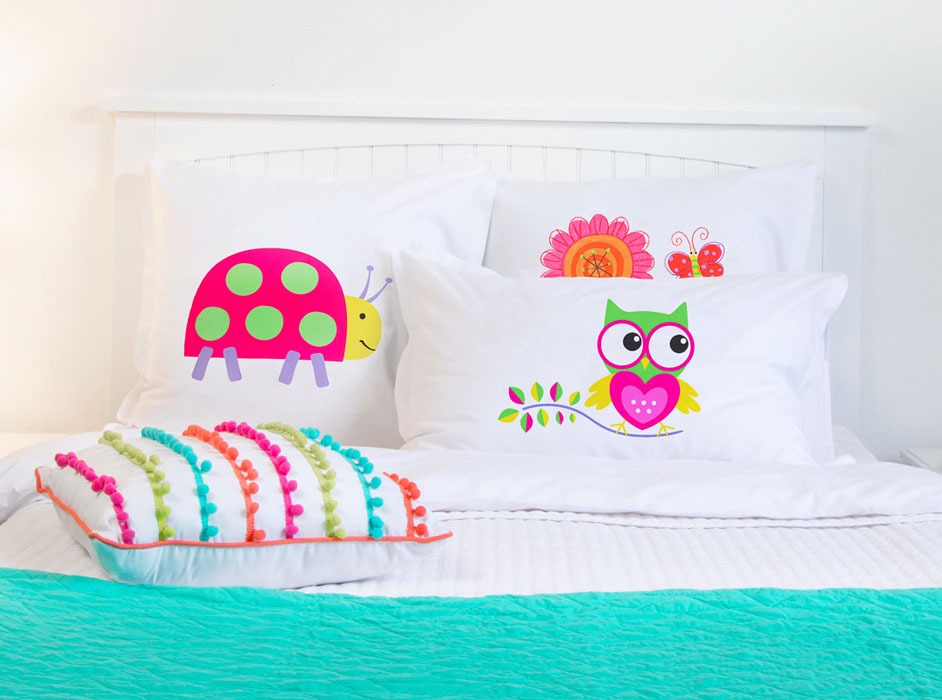 Hoot Hoot - Personalized Kids Pillowcase Collection-Di Lewis