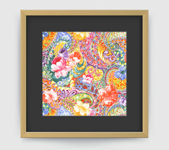 Indienne Art Print - Floral Art Wall Decor Collection-Di Lewis
