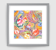 Indienne Art Print - Floral Art Wall Decor Collection-Di Lewis