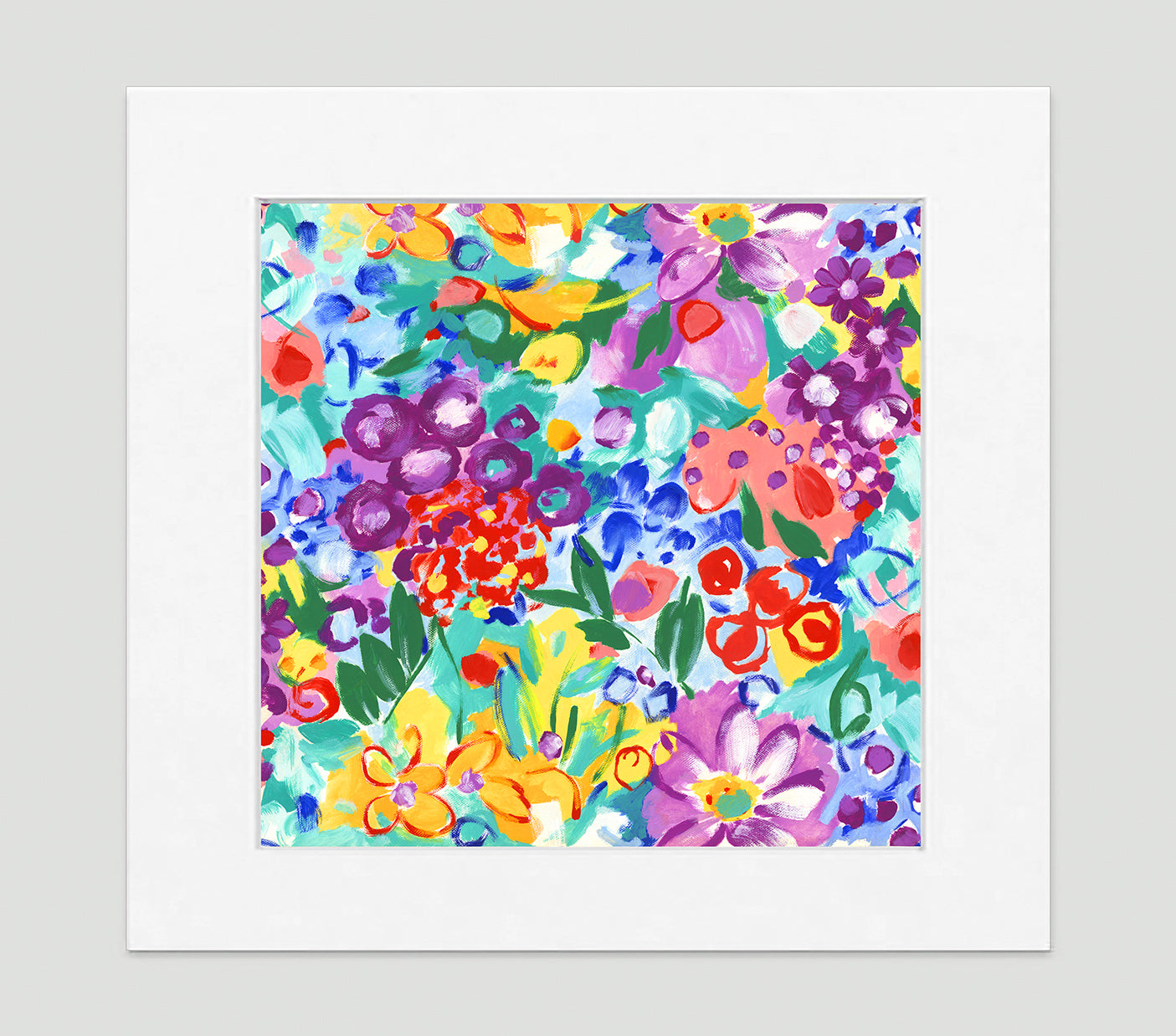 Jardin Art Print - Impressionist Art Wall Decor Collection-Di Lewis