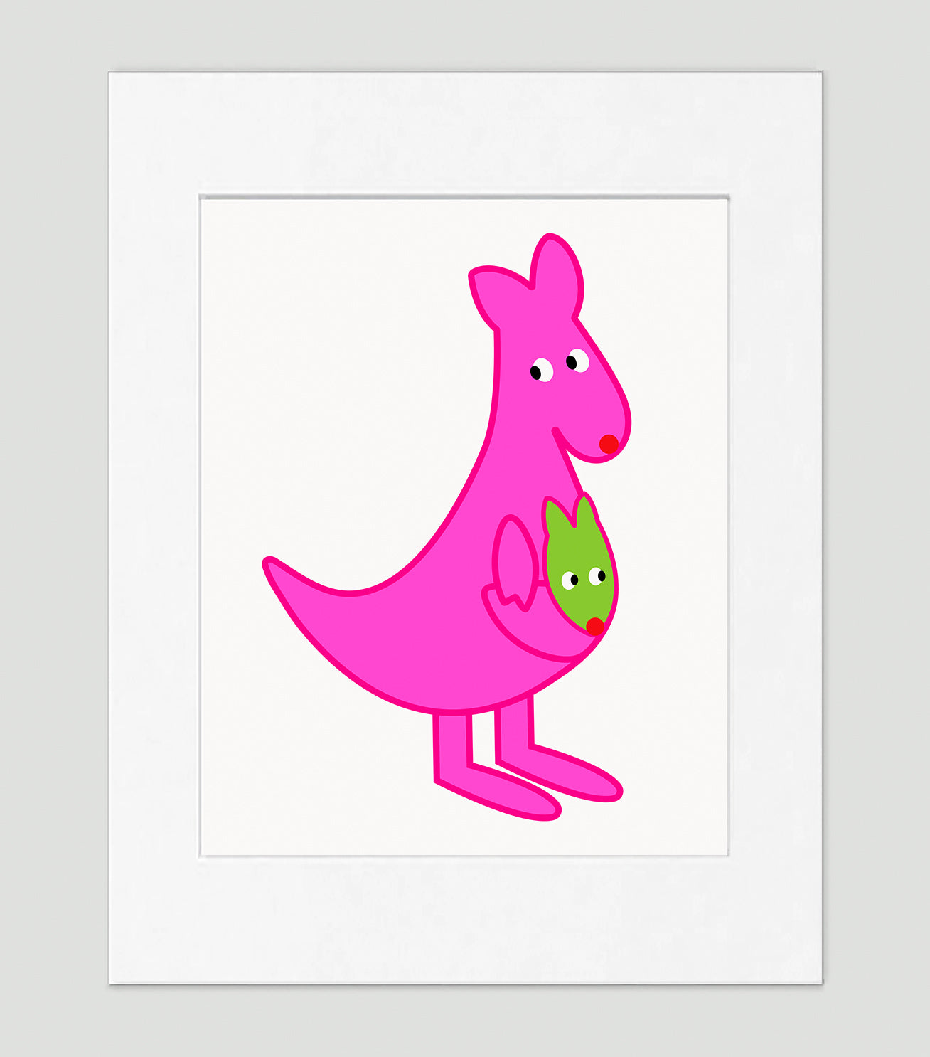 Kanga Art Print - Kids Wall Art Collection-Di Lewis