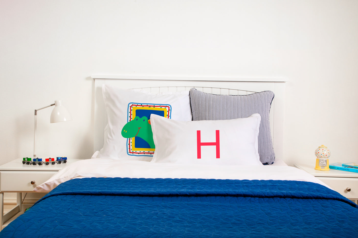 Simple (Monogram) - Personalized Kids Pillowcase Collection-Di Lewis