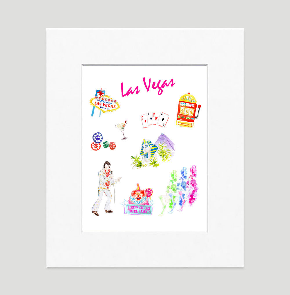 Las Vegas Art Print - Travel Print Wall Art Collection-Di Lewis