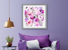 Delaunay Purple Grey Art Print - Impressionist Art Wall Decor Collection-Di Lewis