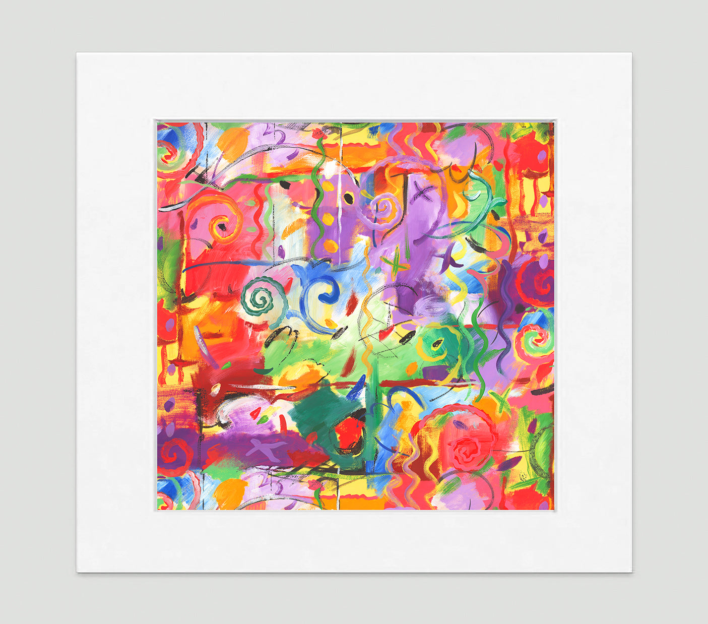 Le Fete Art Print - Abstract Art Wall Decor Collection-Di Lewis