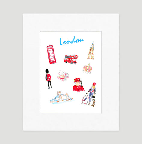 London Art Print - Travel Print Wall Art Collection-Di Lewis