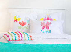 Madam Butterfly - Personalized Kids Pillowcase Collection-Di Lewis