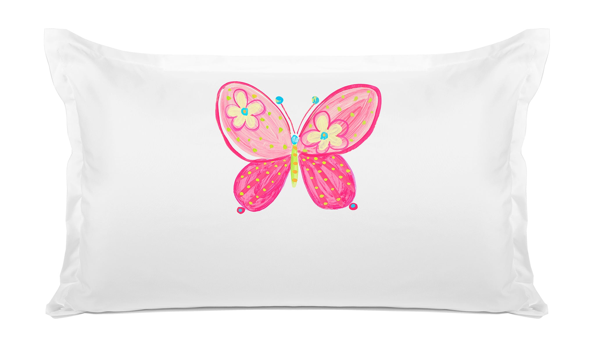 Madam Butterfly - Personalized Kids Pillowcase Collection-Di Lewis