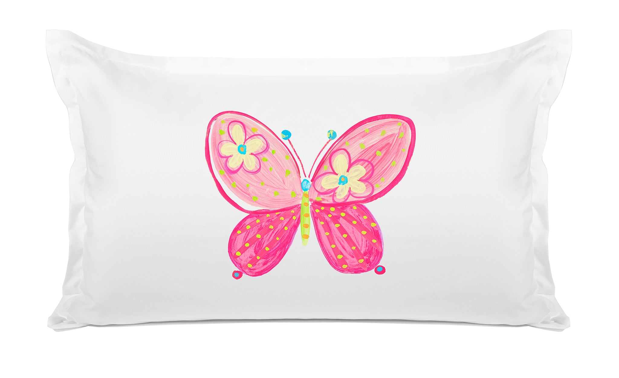 Madam Butterfly - Personalized Kids Pillowcase Collection-Di Lewis