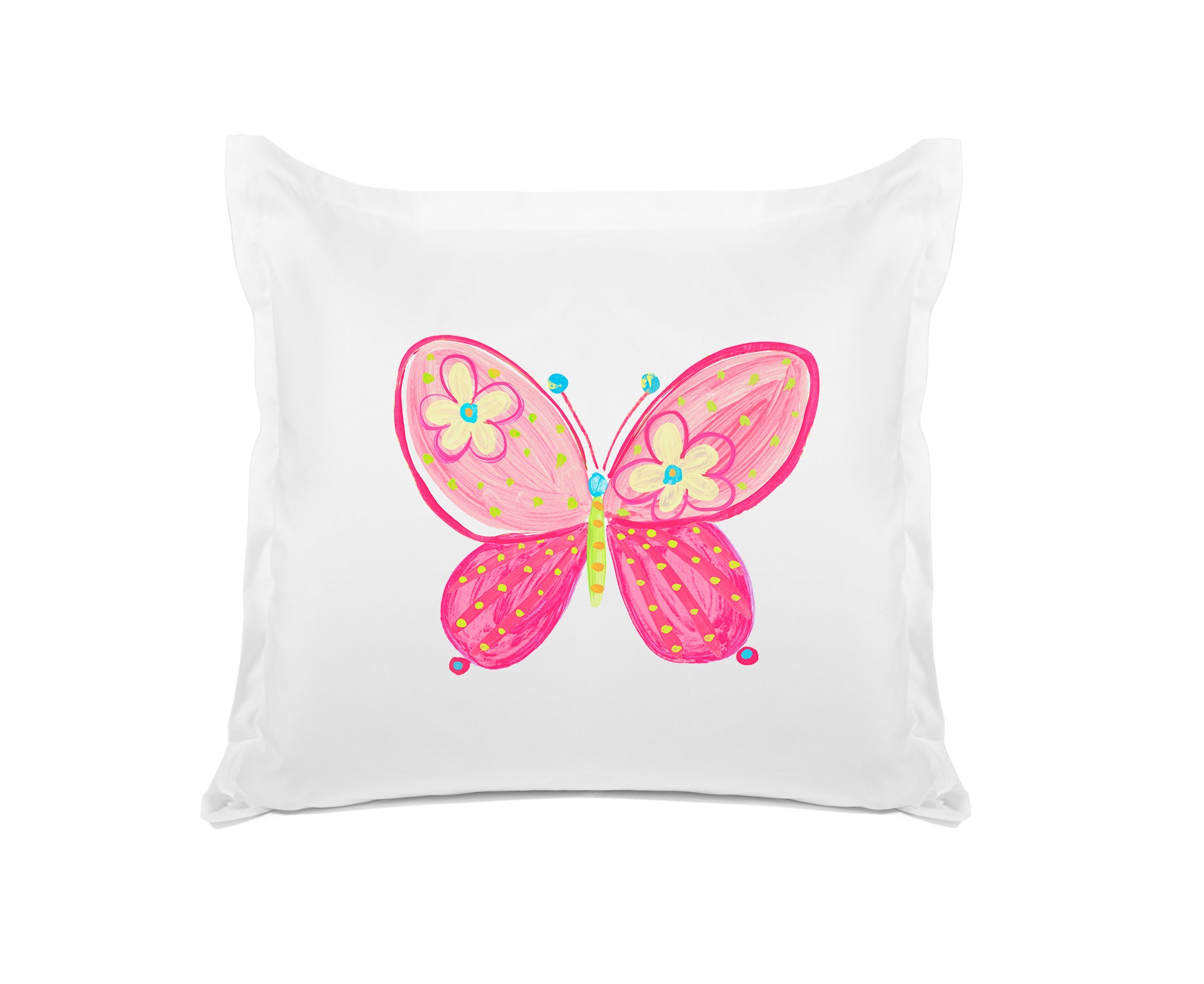 Madam Butterfly - Personalized Kids Pillowcase Collection-Di Lewis