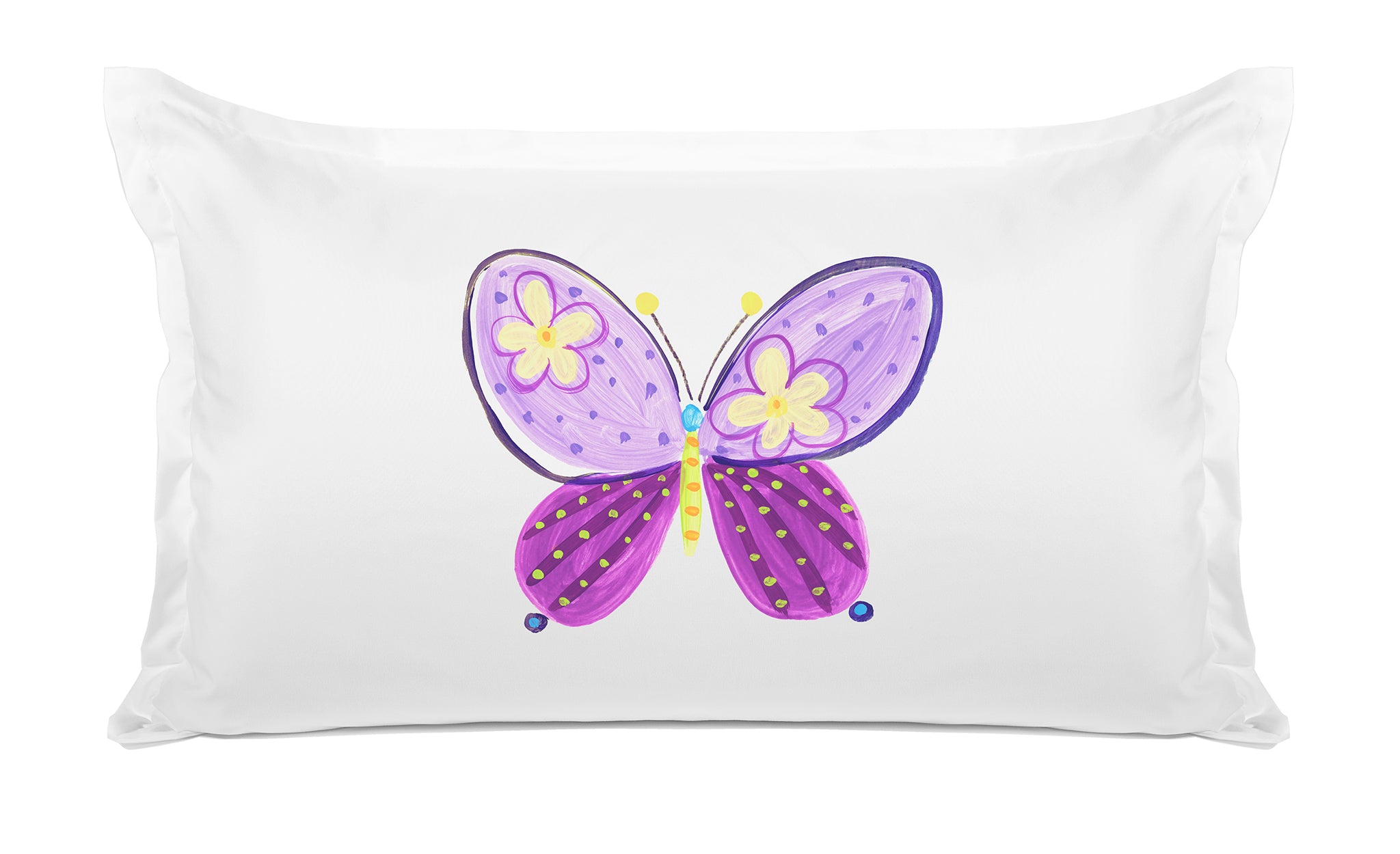 Madam Butterfly - Personalized Kids Pillowcase Collection-Di Lewis