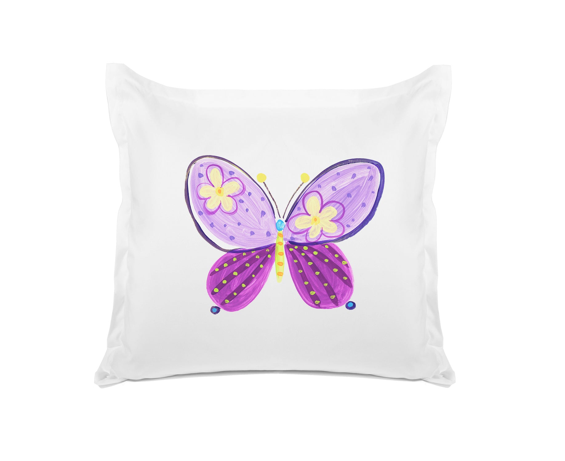 Madam Butterfly - Personalized Kids Pillowcase Collection-Di Lewis