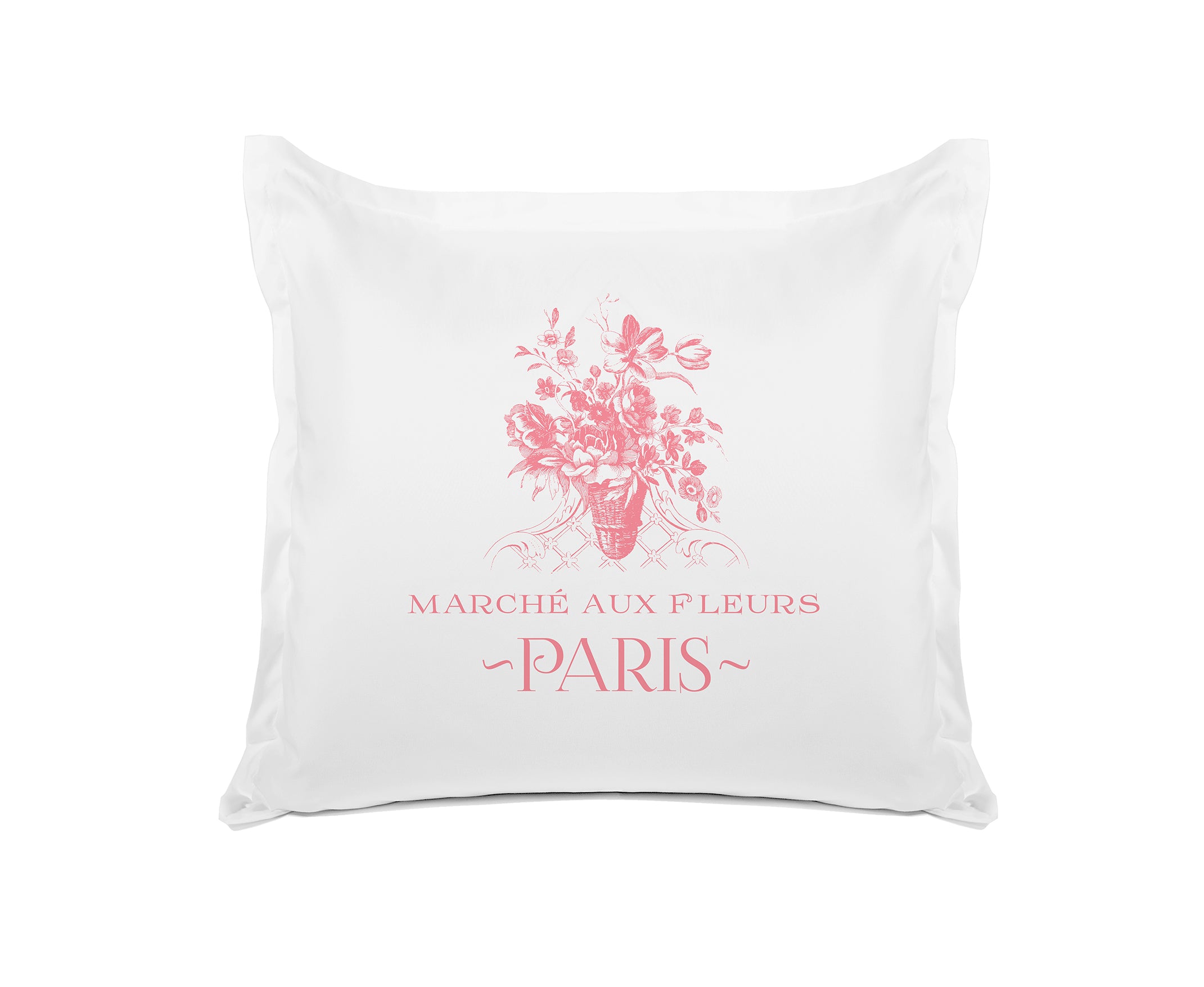Marché Aux Fleurs Floral - Decorative Pillowcase Collection-Di Lewis