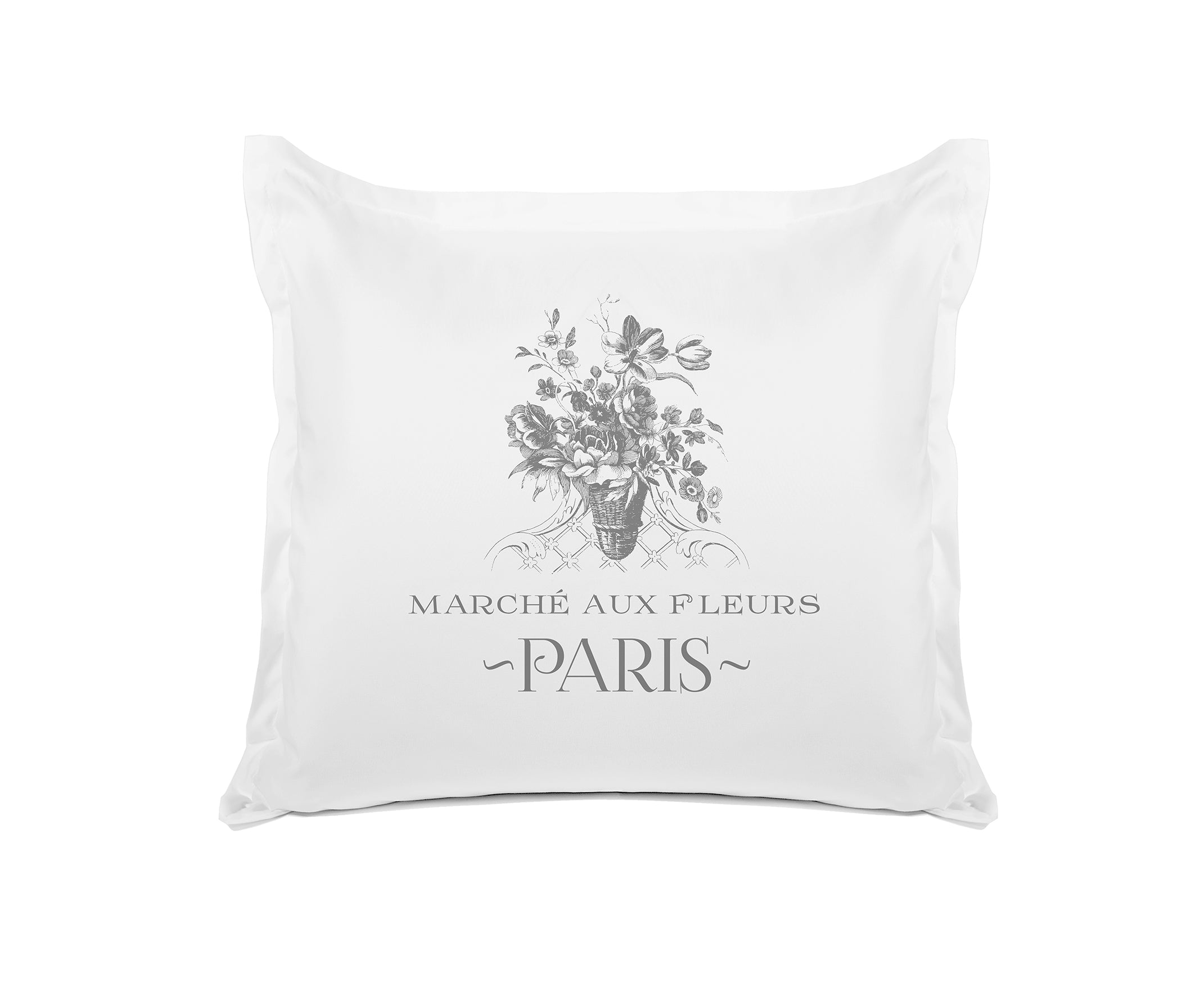 Marché Aux Fleurs Floral - Decorative Pillowcase Collection-Di Lewis