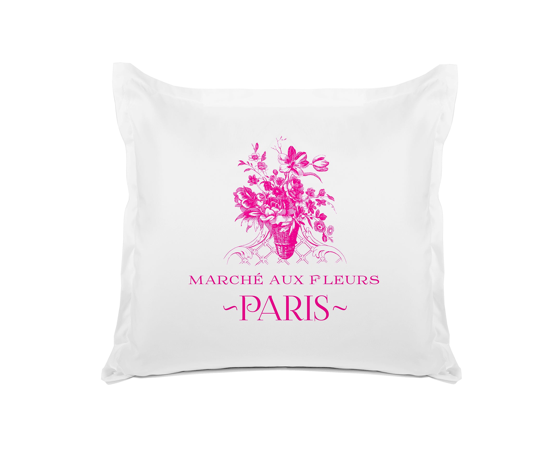 Marché Aux Fleurs Floral - Decorative Pillowcase Collection-Di Lewis