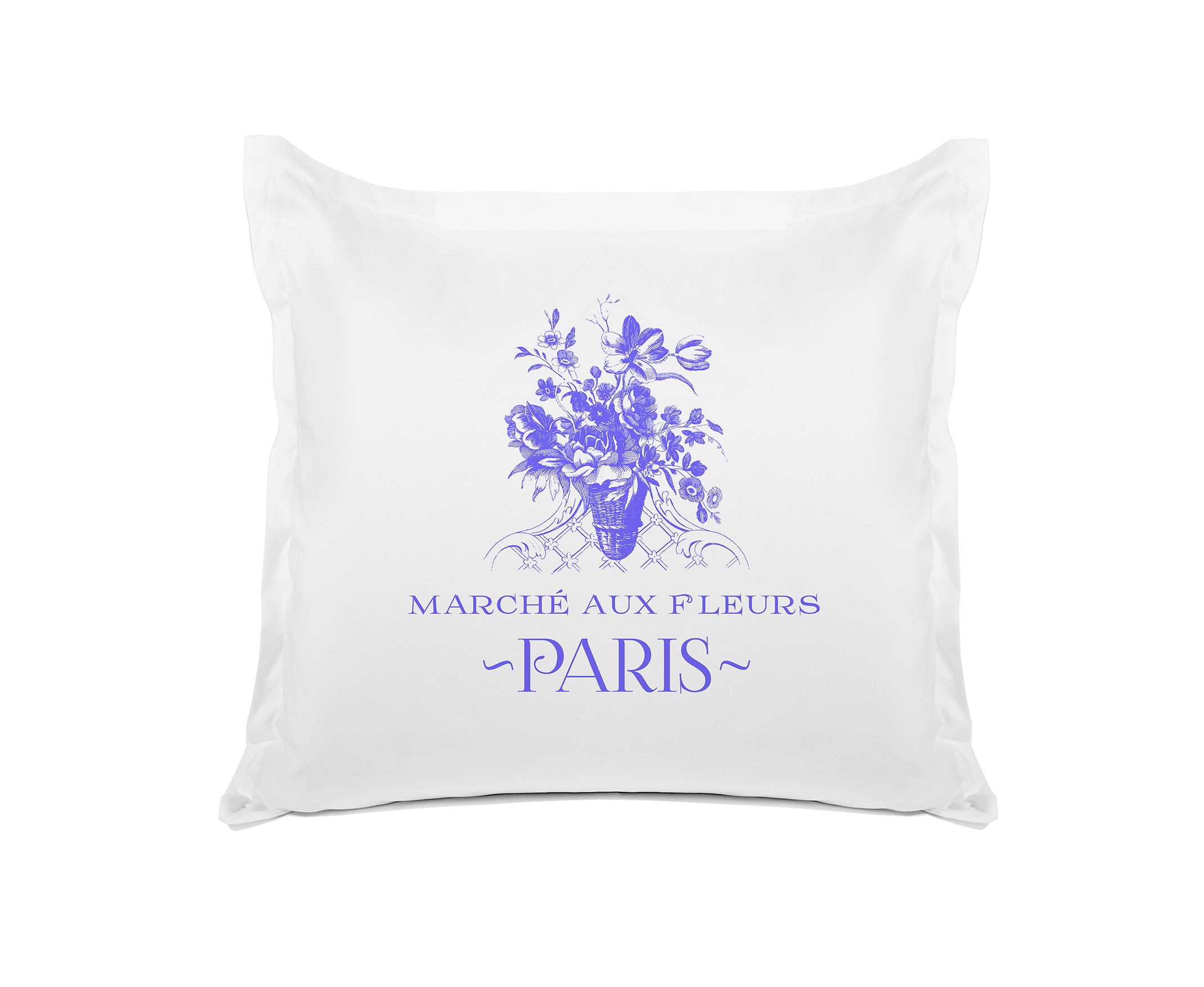 Marché Aux Fleurs Floral - Decorative Pillowcase Collection-Di Lewis