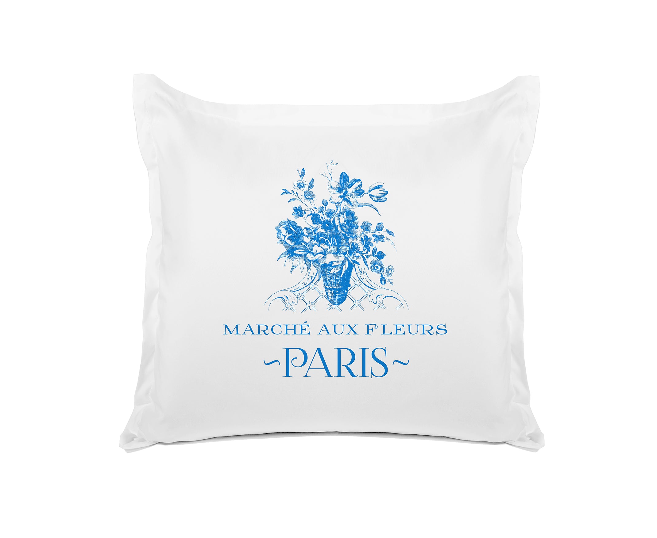 Marché Aux Fleurs Floral - Decorative Pillowcase Collection-Di Lewis