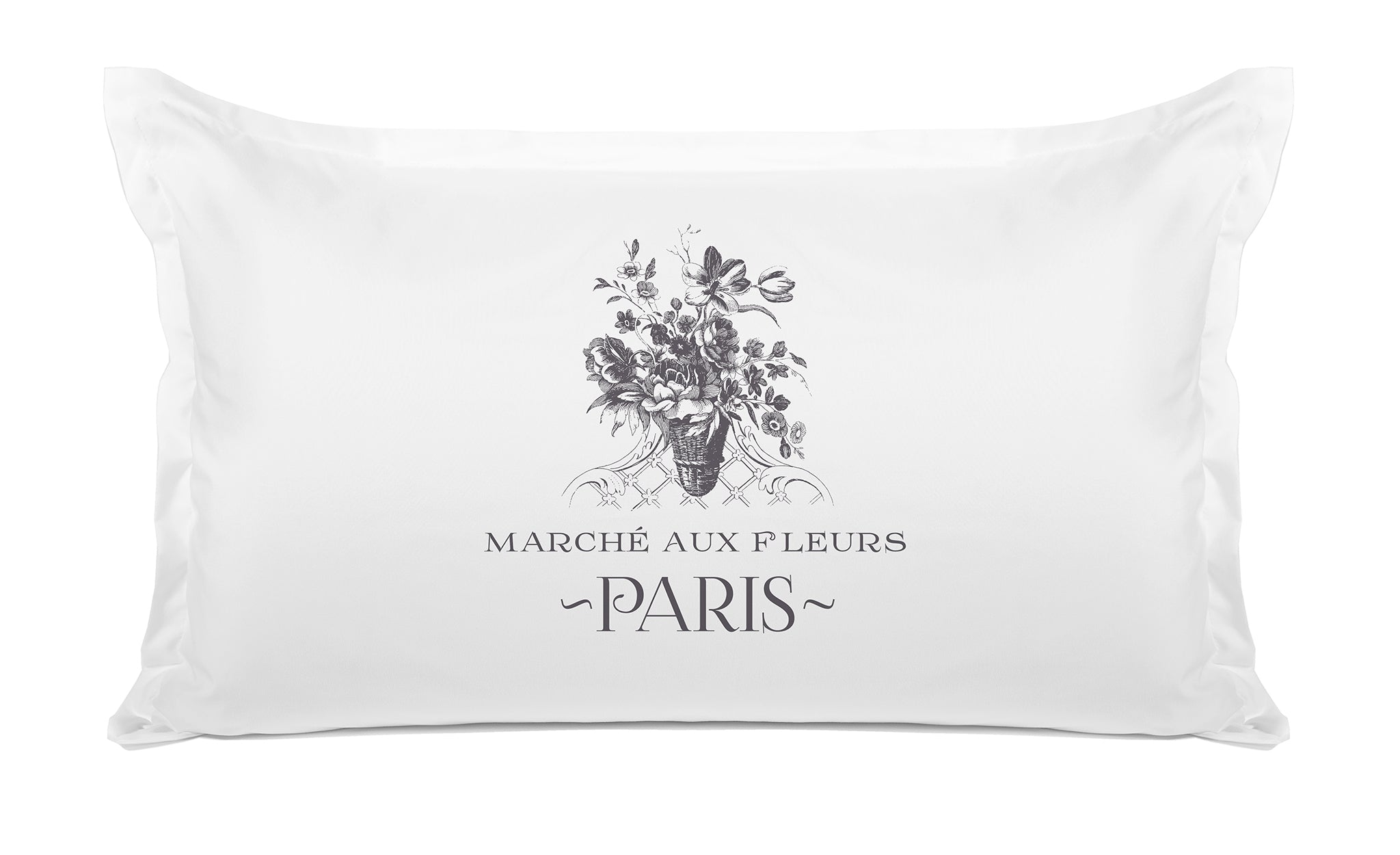 Marché Aux Fleurs Floral - Decorative Pillowcase Collection-Di Lewis
