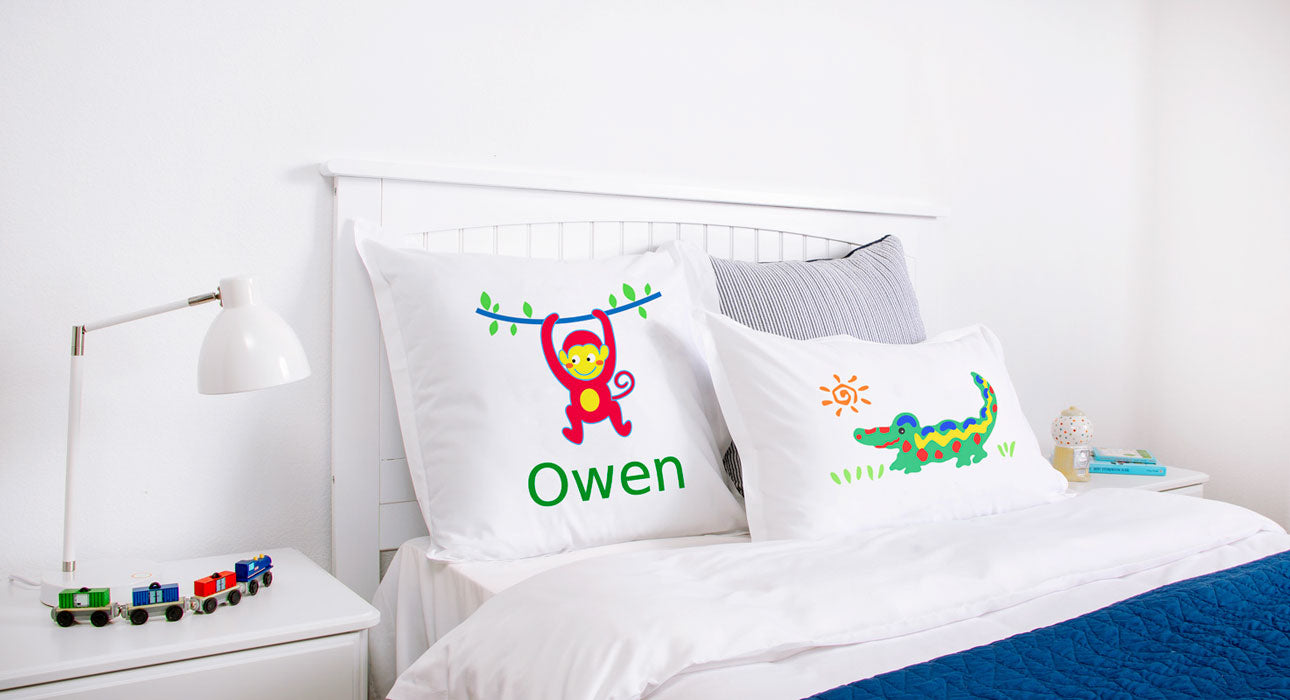 Monkey - Personalized Kids Pillowcase Collection