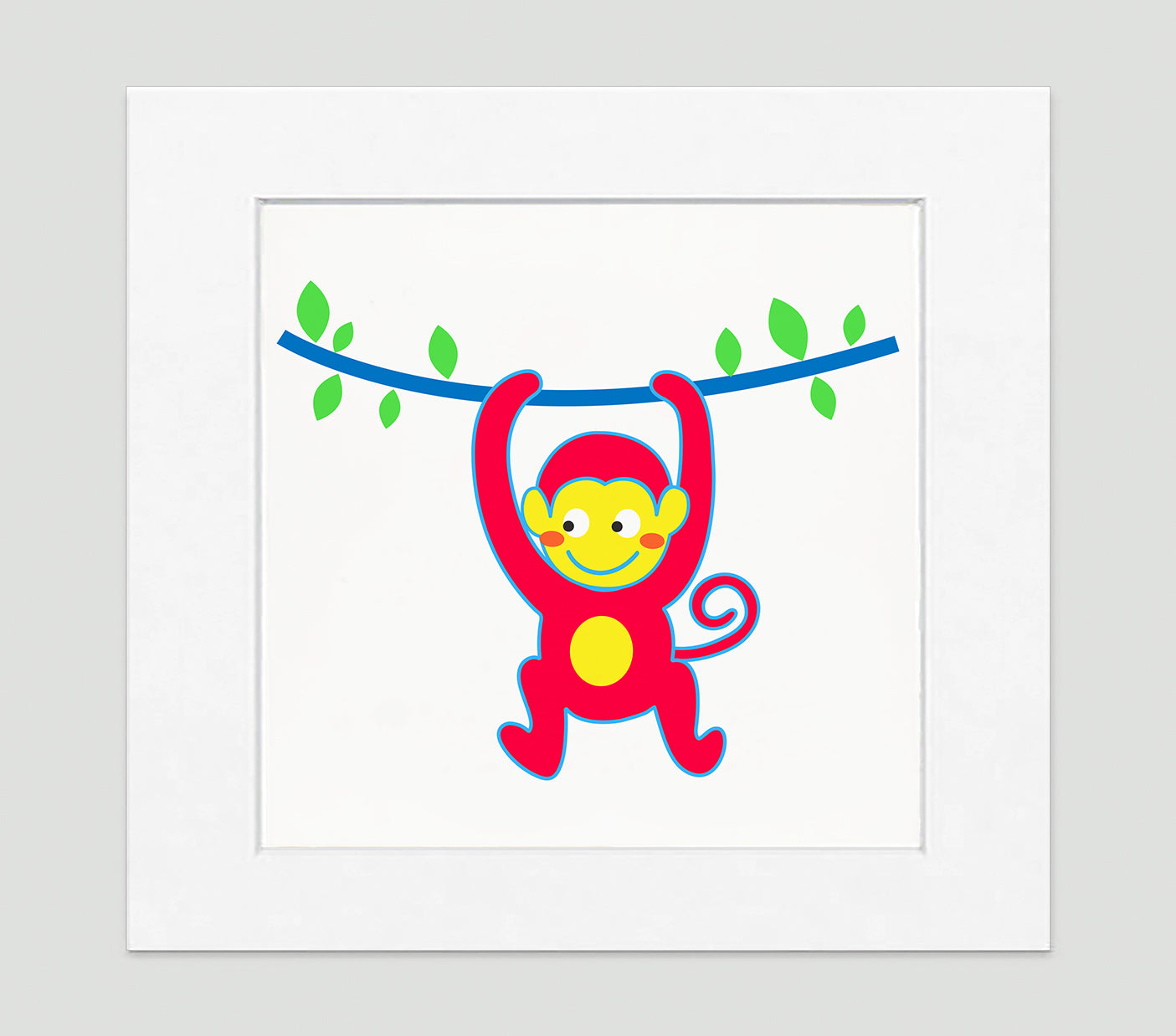 Monkey Business Art Print - Kids Wall Art Collection-Di Lewis