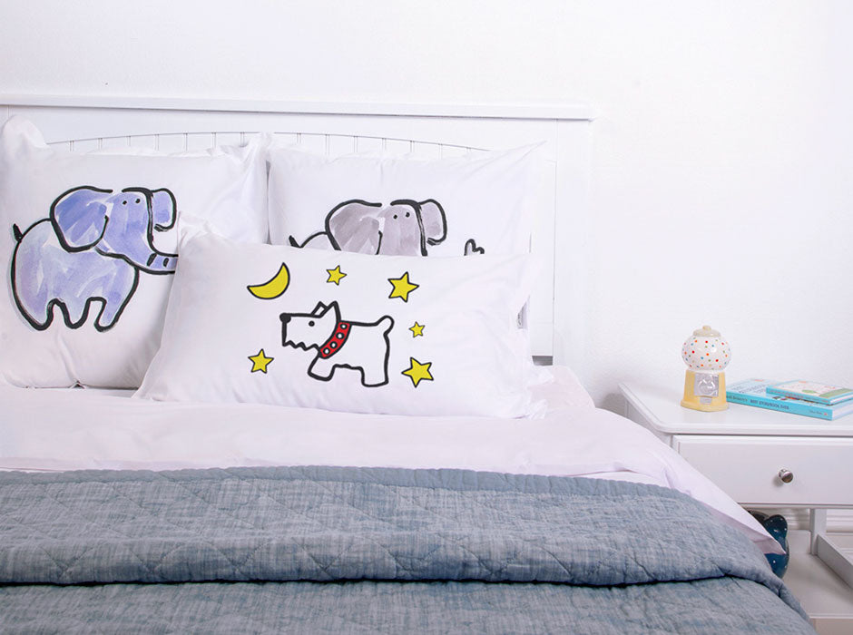 Dog Moon - Personalized Kids Pillowcase Collection