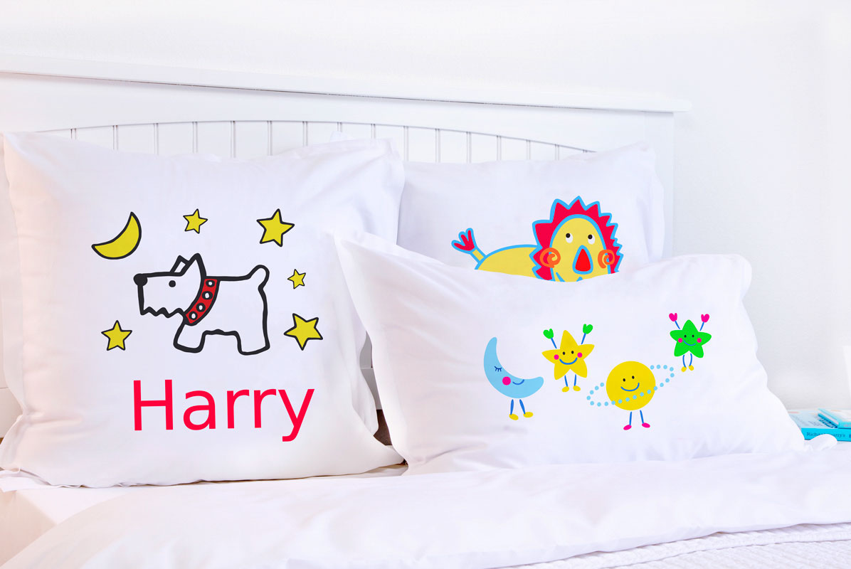 Dog Moon - Personalized Kids Pillowcase Collection