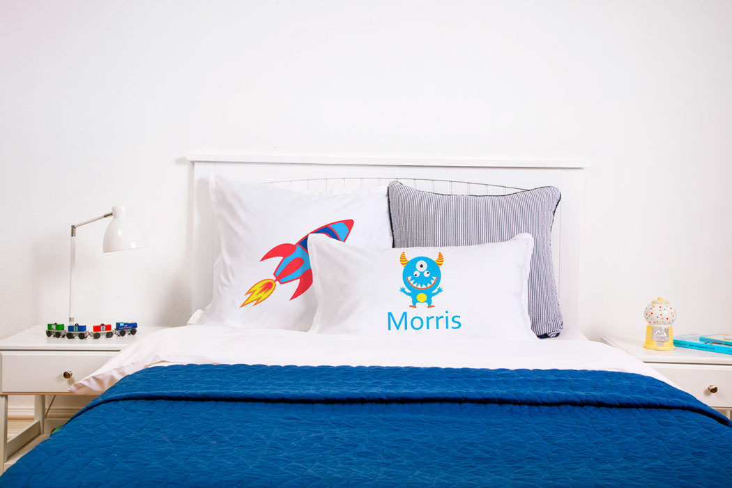 Blue Monster - Personalized Kids Pillowcase Collection