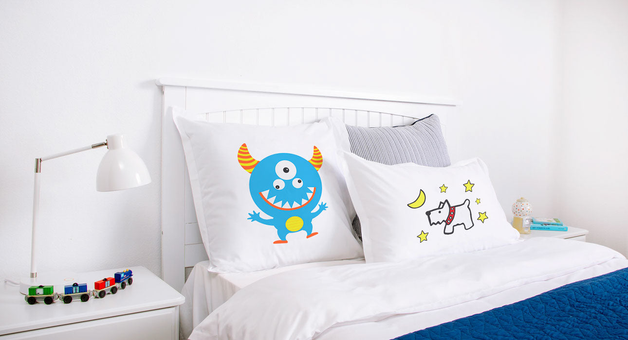 Blue Monster - Personalized Kids Pillowcase Collection