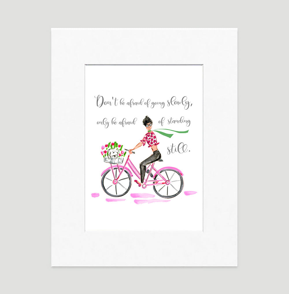 Moving Along Art Print - Fashion Illustration Wall Art Collection-Di Lewis