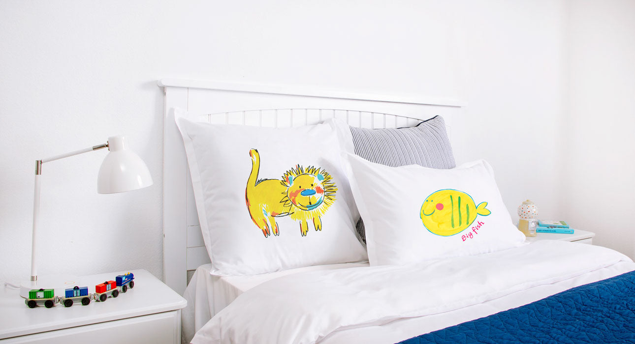 Yellow Lion - Personalized Kids Pillowcase Collection