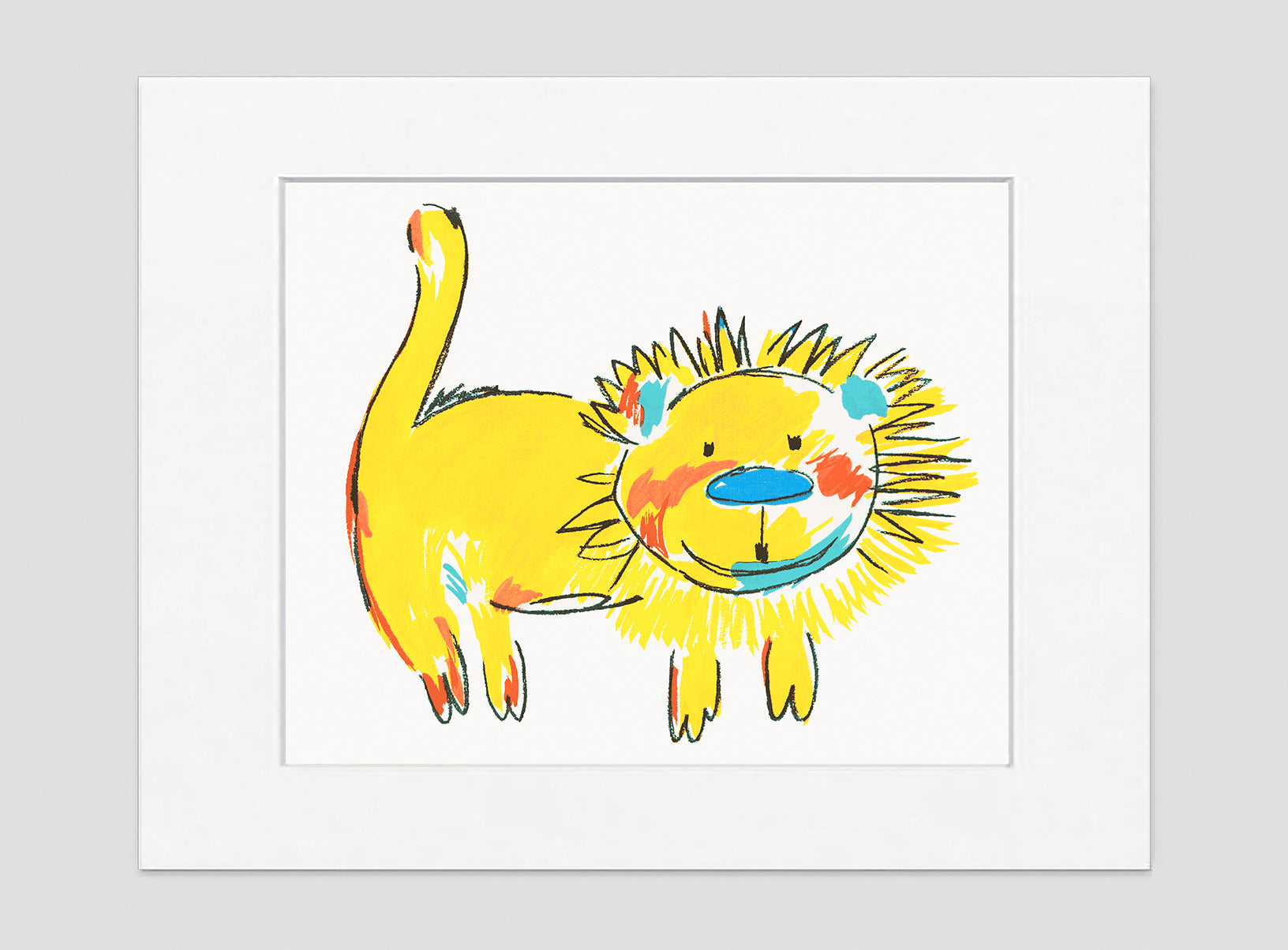 Mr Leo Art Print - Kids Wall Art Collection-Di Lewis