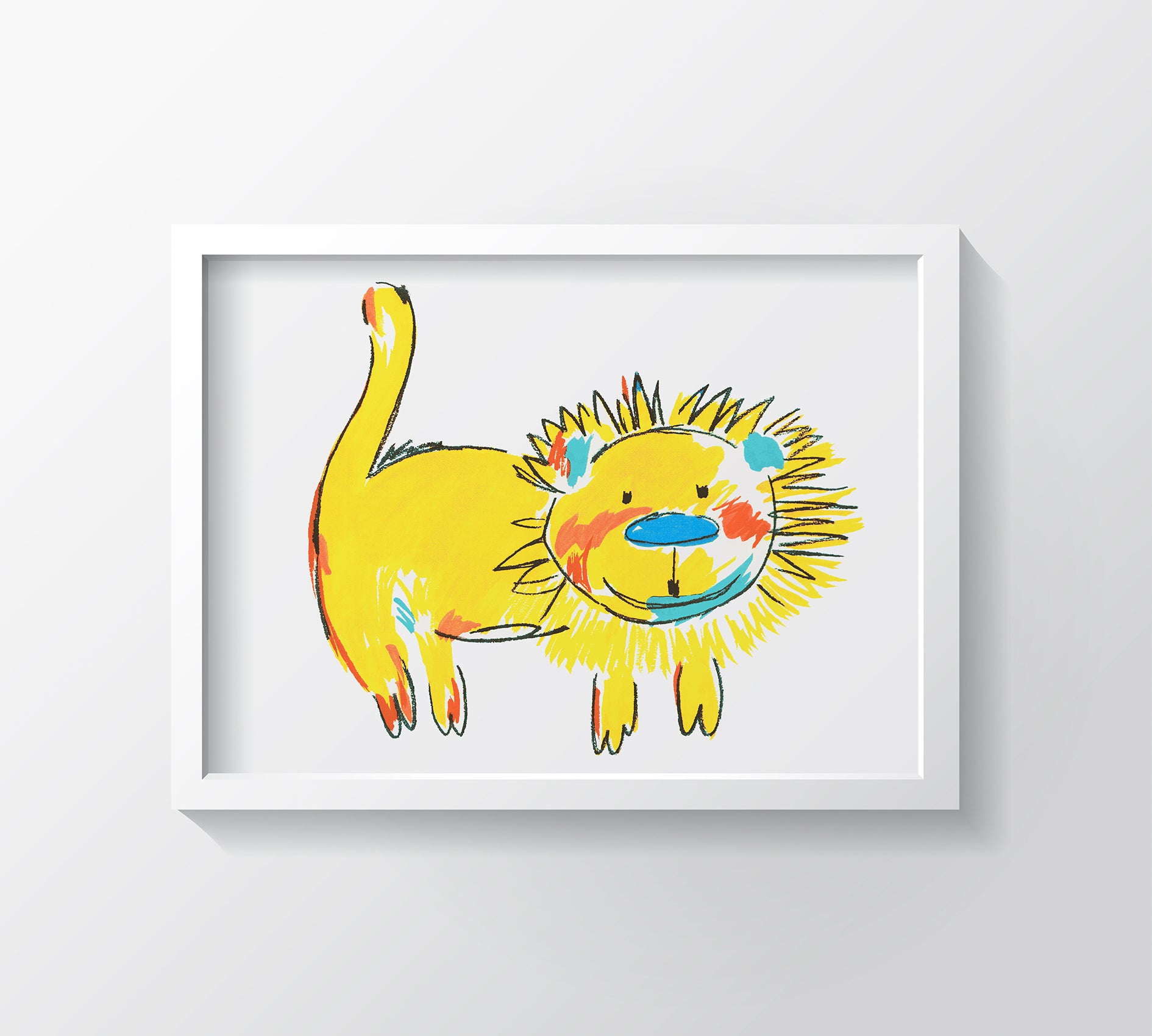 Mr Leo Art Print - Kids Wall Art Collection-Di Lewis