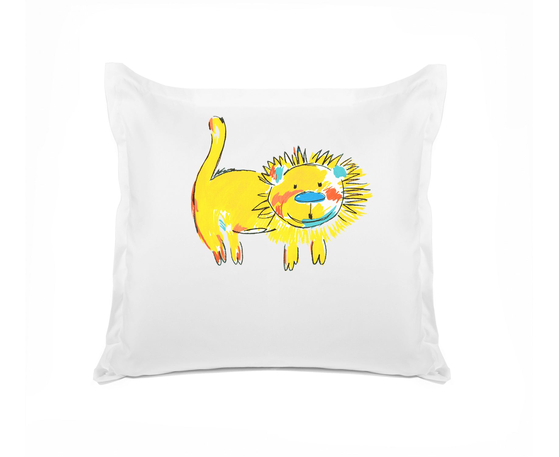 Yellow Lion - Personalized Kids Pillowcase Collection