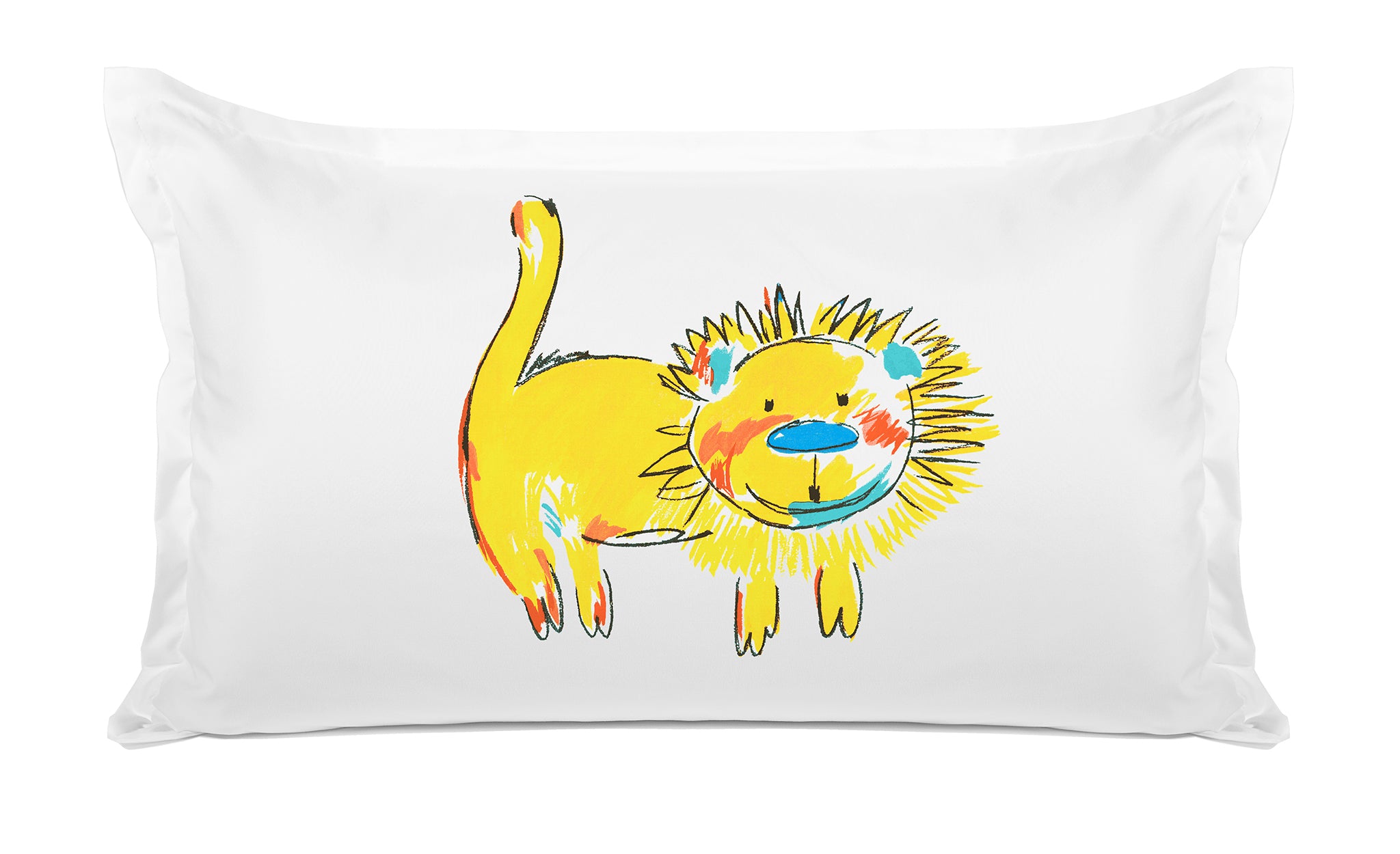 Yellow Lion - Personalized Kids Pillowcase Collection