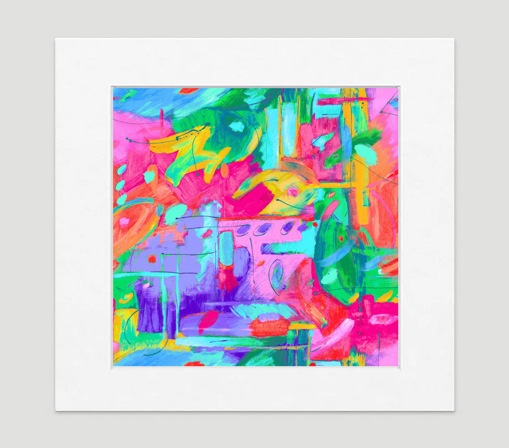 Musee Multi Art Print - Abstract Art Wall Decor Collection Musee Multi Art Print - Abstract Art Wall Decor Collection
