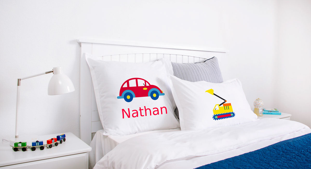 Red Car - Personalized Kids Pillowcase Collection