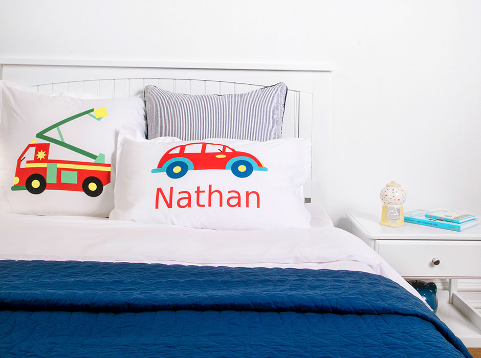 Red Car - Personalized Kids Pillowcase Collection