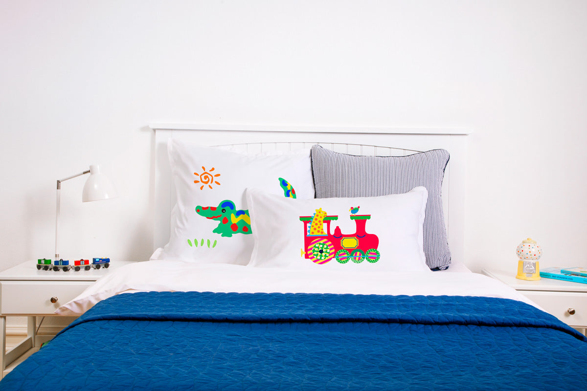 Animal Train - Personalized Kids Pillowcase Collection
