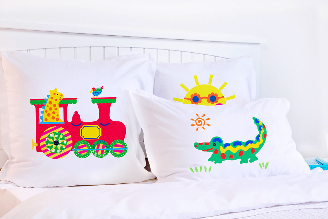 Animal Train - Personalized Kids Pillowcase Collection