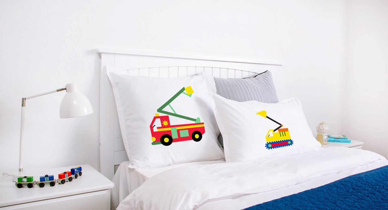 Fire Truck - Personalized Kids Pillowcase Collection
