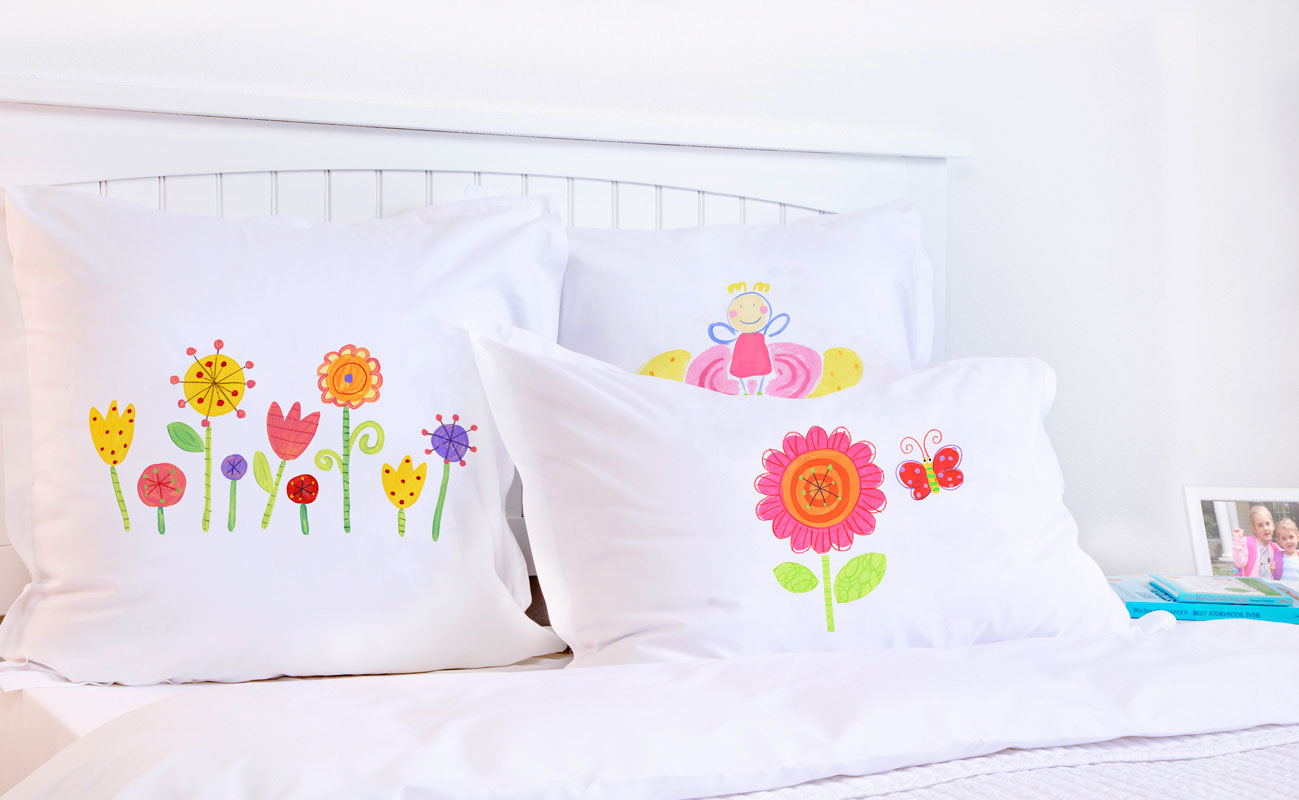 Floral Garden - Personalized Kids Pillowcase Collection