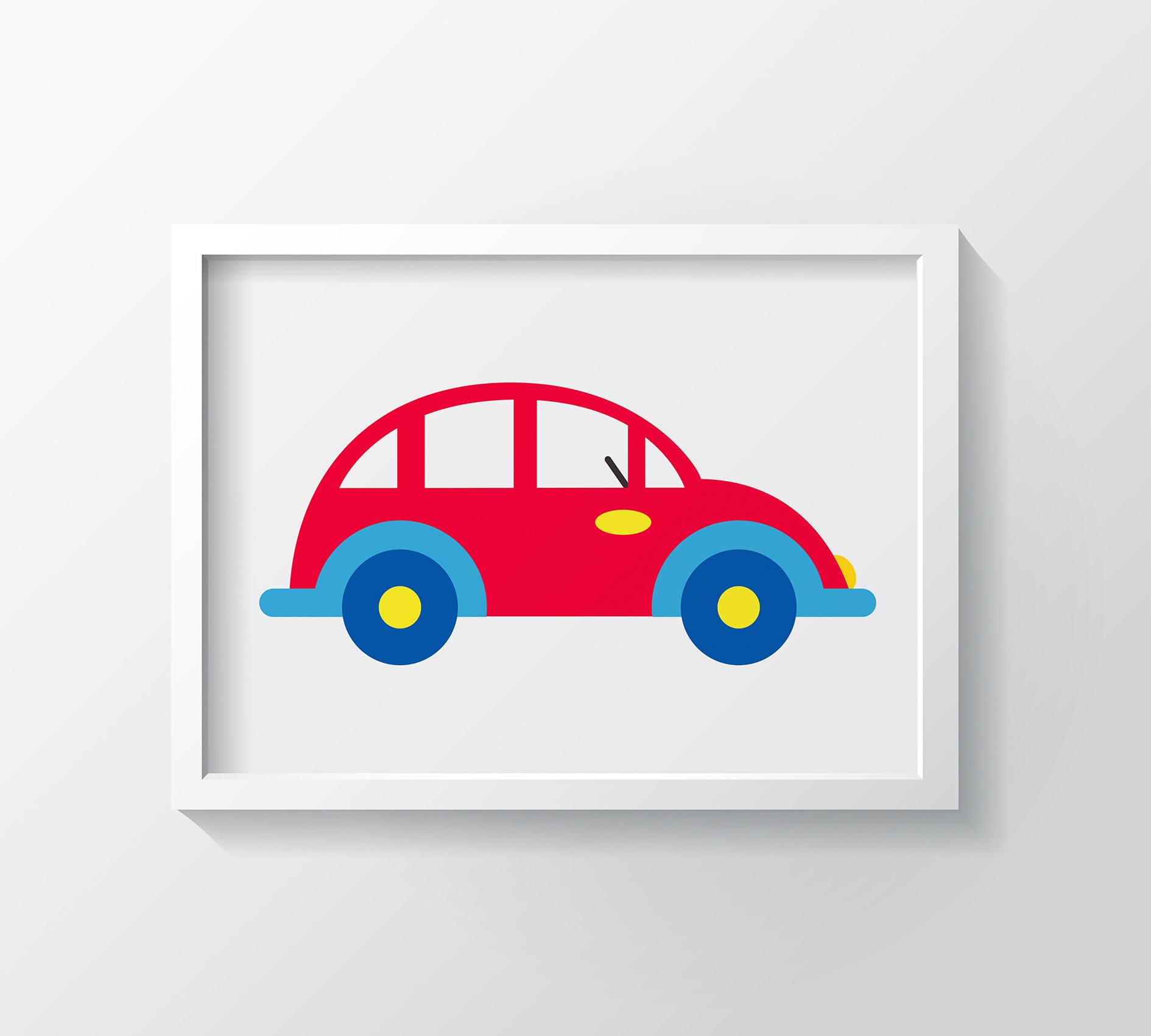 My Car Art Print - Kids Wall Art Collection-Di Lewis