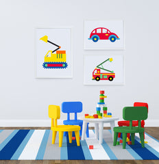 My Car Art Print - Kids Wall Art Collection-Di Lewis