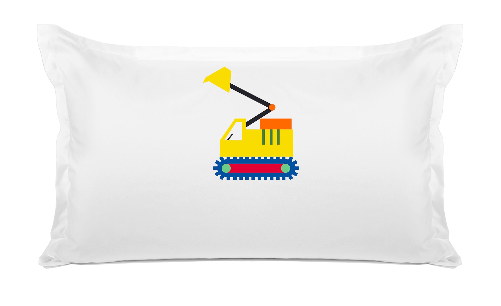 Bulldozer - Personalized Kids Pillowcase Collection