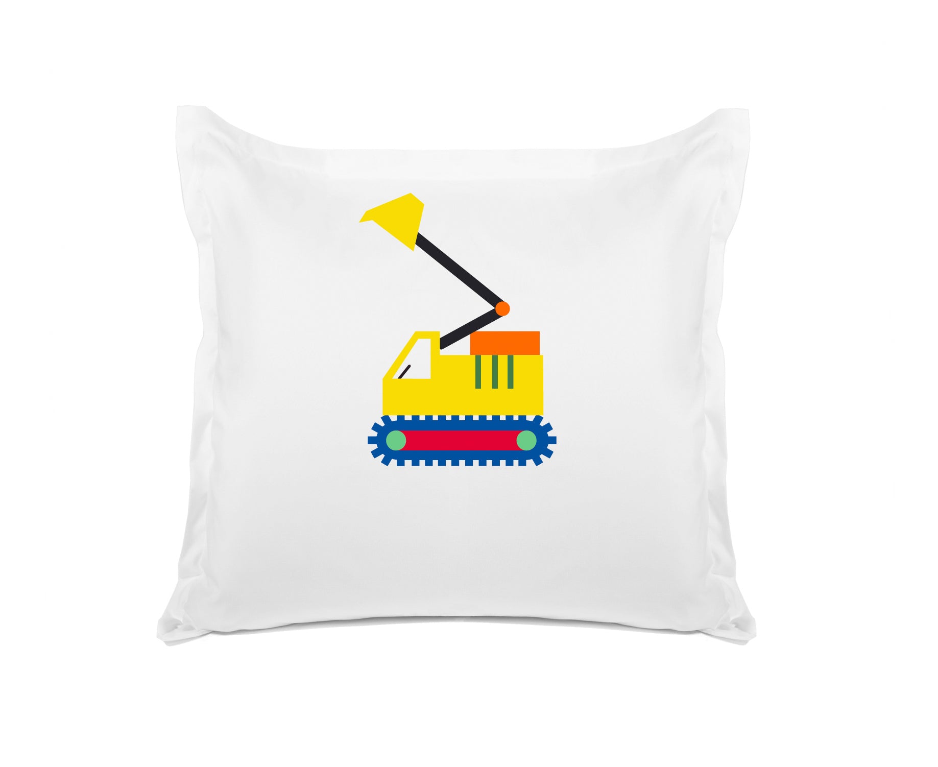 Bulldozer - Personalized Kids Pillowcase Collection