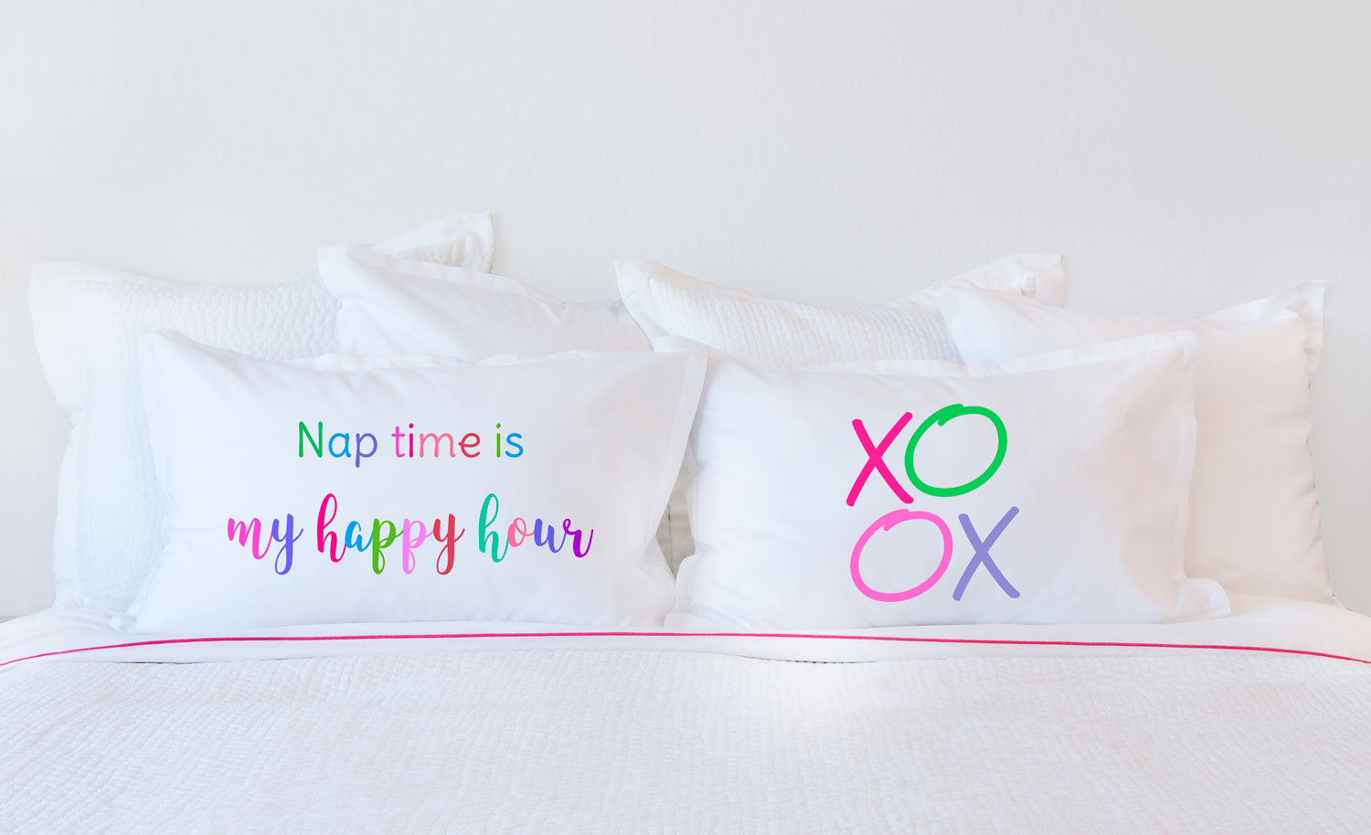 Nap Time Is My Happy Hour - Inspirational Quotes Pillowcase Collection-Di Lewis