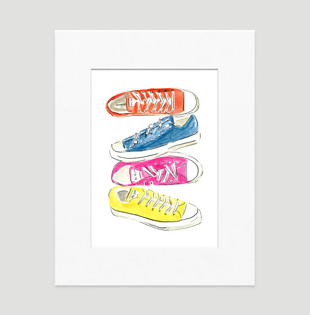 Old School Art Print - Fashion Illustration Wall Art Collection-Di Lewis