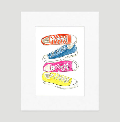 Old School Art Print - Fashion Illustration Wall Art Collection-Di Lewis